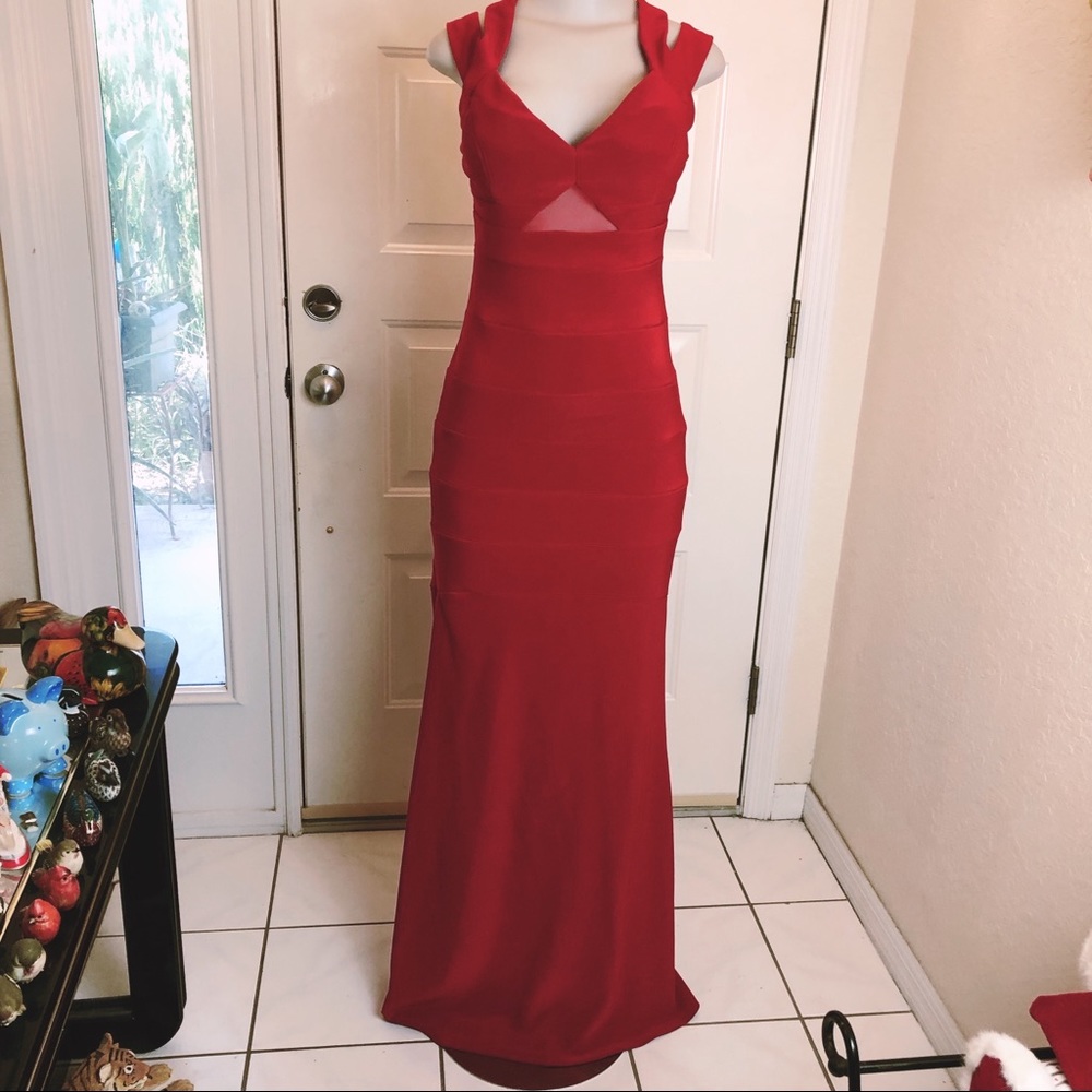Emerald Sundae red dress maxi size L
